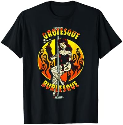 Amazon.com: Goth Girl Pinup Grotesque Burlesque Horror V-Neck T